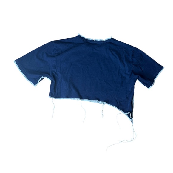 University of North Carolina Tar Heels Reworked Custom Crop Top - Picture 4 of 5